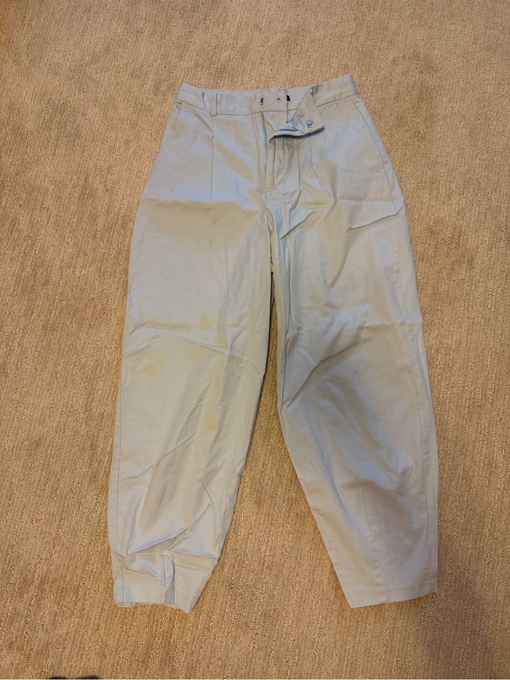 Zara Women’s Light Blue Chino Tapered Pants